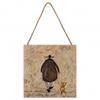 Just Walking The Cat Wooden Plaque