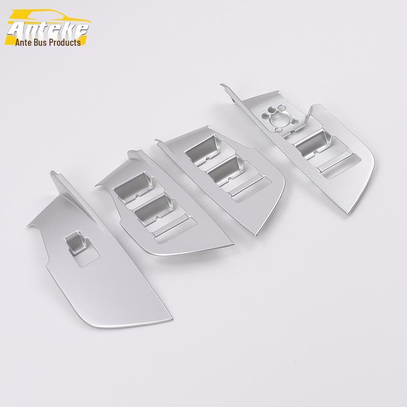 19 A6L Glass Switch Decoration Sequins & Window Lift Switch Stickers - Interior Accessories