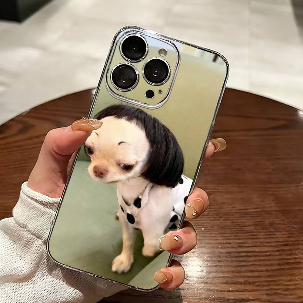 Смешная собака-г Чехол для телефона для iPhone 17 16 15 14 13 12 11 Mini Pro Max Plus Прозрачная крышка