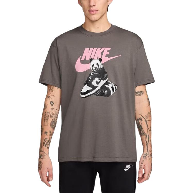 Nike Логотип Повседневная Удобная Футболка с Коротким Рукавом Мужские топы HQ9245-289