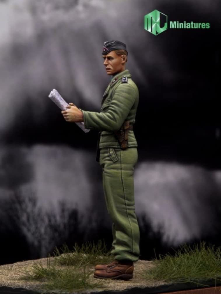 Tri Factory Серия фигурок MJ Вторая мировая война Немецкий танковый офицер Набор из смолы MJ35005 Формованный цвет 1/35