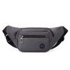 Water-repellent Men's Waist Bag Outdoor Sports Shoulder Crossbody Bag Chest Bag