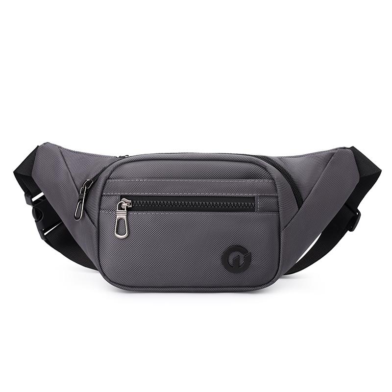 Water-repellent Men's Waist Bag Outdoor Sports Shoulder Crossbody Bag Chest Bag