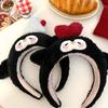 Мультяшный пингвин, плюшевая повязка на голову, аксессуары для волос, обруч для волос для косплея, простая плюшевая повязка для волос для женщин