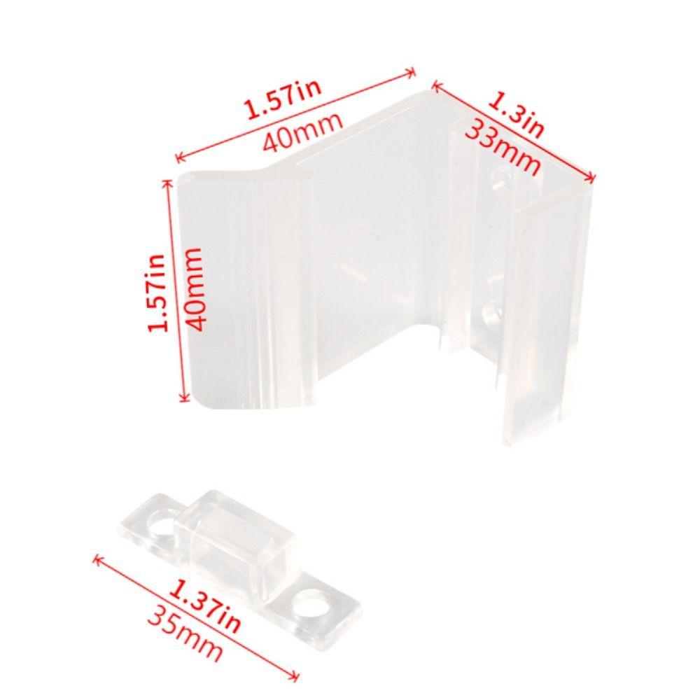 Reduce Noise RV Sliding Door Bolt Universal RV Accessories RV Transparent Handle  Outdoors