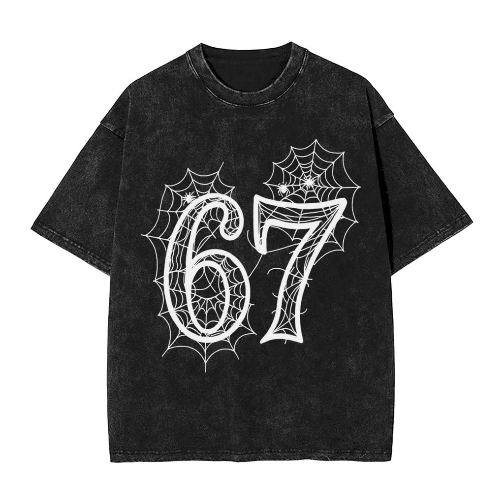 Men T-Shirt 67 Meme Funny Six Seven Christmas 6-7 Meme Santa 6 7 T-Shirts Harajuku Summer Tee Shirt Streetwear Print Casual Tops