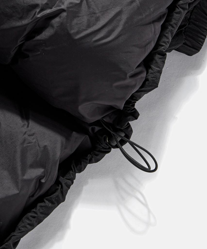Espionage Dyer Hooded Down Parka Black