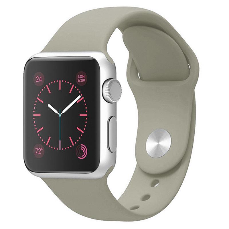 Силиконовый ремешок Apple для Apple Watch Series 1-9/SE, Классический спортивный ремешок