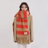 Fashion Long Tassels Cashmere Scarf Thickned Windproof Keep Warm Blanke Cold Proof Pashmina Winter