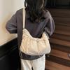 Nylon Crossbody Bag Women's Lightweight Large Capacity Shoulder Bag Commuter Dumpling Bag