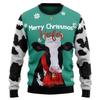 Printed Sexy Figure Funny Ugly Christmas Sweater Men Humour Animal Pattern Pullover Sweaters Xmas Festival Clothes Sweatshirt