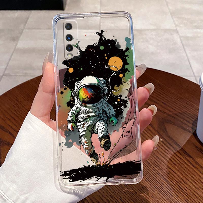Jelly Casing For VIVO Y70S / IQOO U1 Fundas Capa Clear Silicone Soft TPU Back Cover Cute Cat Rabbit Heart Protective Case Coque