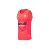Li Ning X Mister Cartoon Collaboration Badfive Letter Print Quick-Dry Cool Competition Basketball Jersey Men Jersey Fluorescent-Flame-Red AAYT811-1