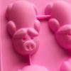 Форма для шоколада в форме свиньи, антипригарная силиконовая форма для конфет, 12 сеток, форма для десерта для домашней кухни