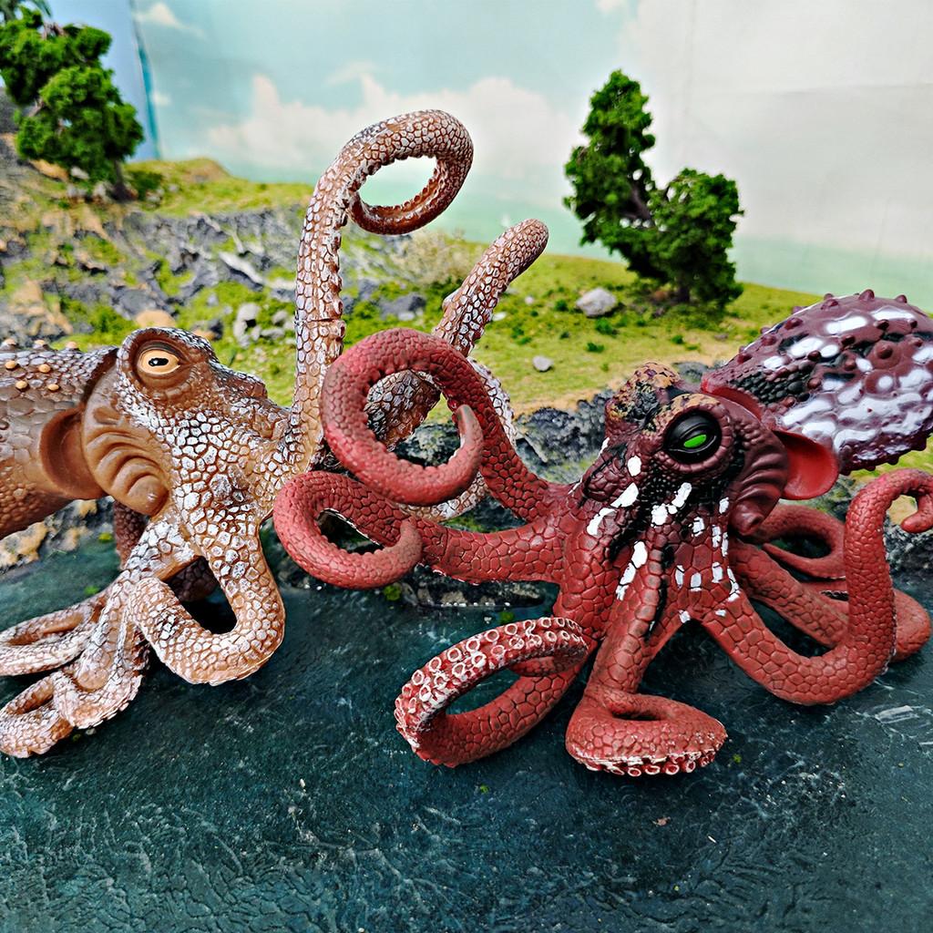 ПВХ модель осьминога из морской жизни для детского образовательного декора
