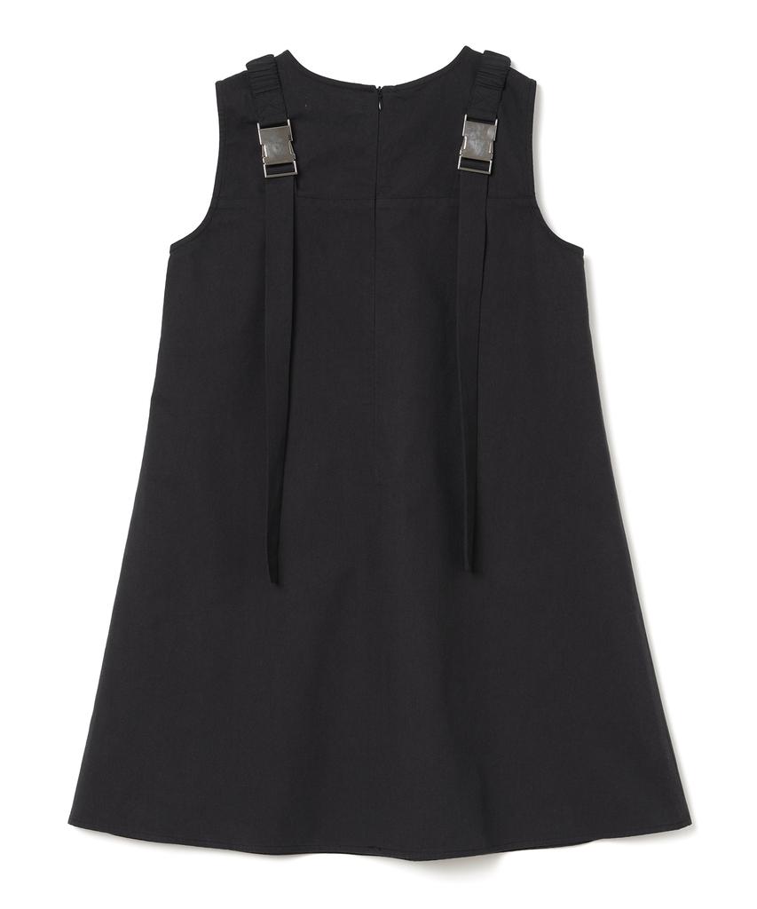 Milo Woman Buckle Strap Mini Dress [Black]