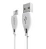 Dudao High-Speed 2.4A Micro USB Cable, 2m - White