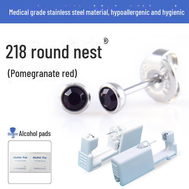 Fusmet 2nd Gen одноразовый набор инструментов для прокалывания ушей с пирсингом ушей и гвоздезабивным пистолетом