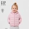 Gap Легкая пуховая куртка с принтом логотипа для девочек 6OW623007