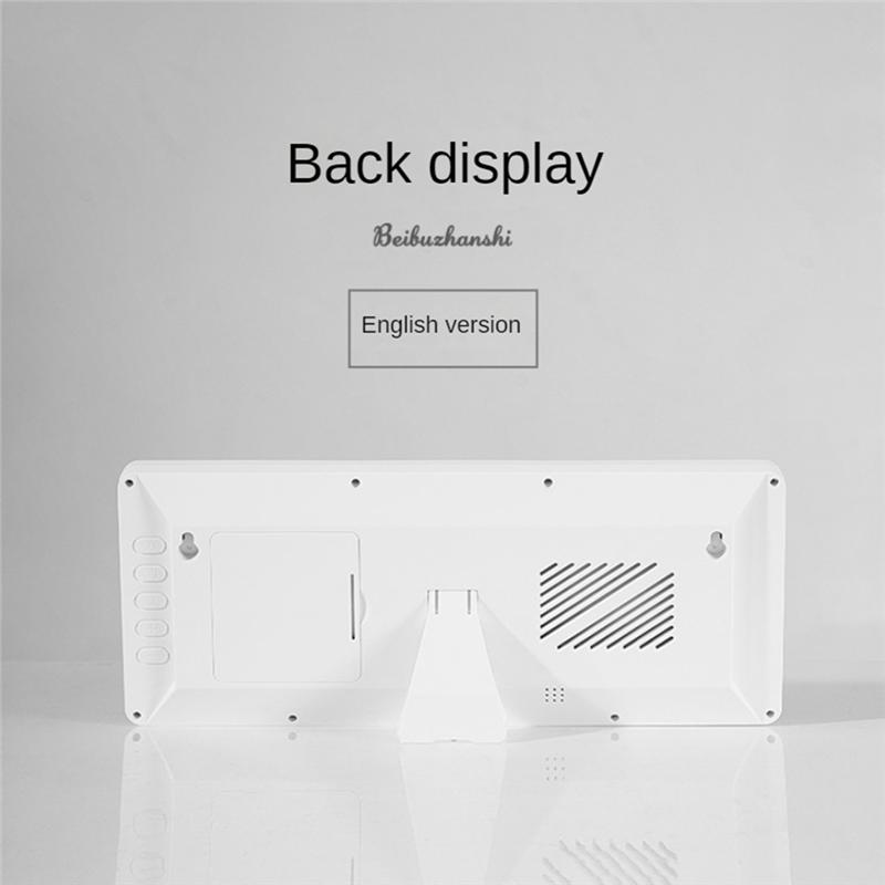 AEE2-LCD Цифровой Будильник с Датчиком Температуры Настольный и Настенный Монтаж Ручная и Автоматическая Регулировка Дисплея