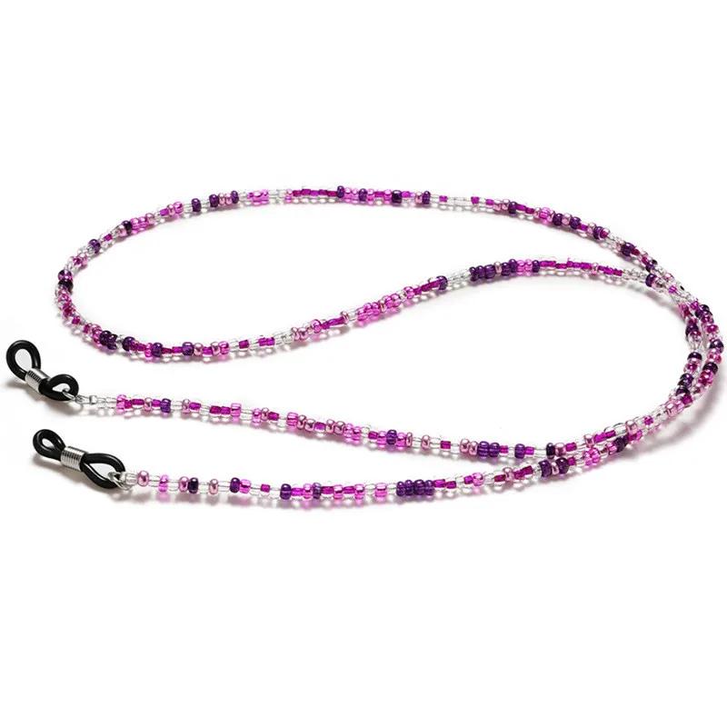 Модные цепочки для очков для женщин, грушевидные кристаллы, цепочки для солнцезащитных очков, держатель для очков, шнурок для очков, ожерелье, ремешок, веревка