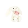 Jellycat Пасхальная Коллекция Пион, Кукла Зайчик с Цветами, Плюшевая Кукла 15 см в Высоту в Позе Сидя