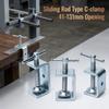 Adjustable Square Clamp Zinc Plating Fixed Holder Clip Professional C-clamp  Hardware Fasteners