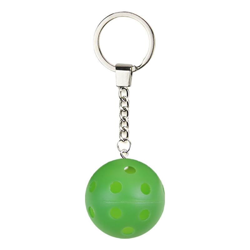 Sport Styles Mini Pickleball Keychain Unisex Metal Pickleball Racket Key Ring Purse Bag Backpack Decor Accessories