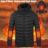 1PC Heated Cotton Heating Jacket for Men Women USB Electric Warmer Clothes Coat
