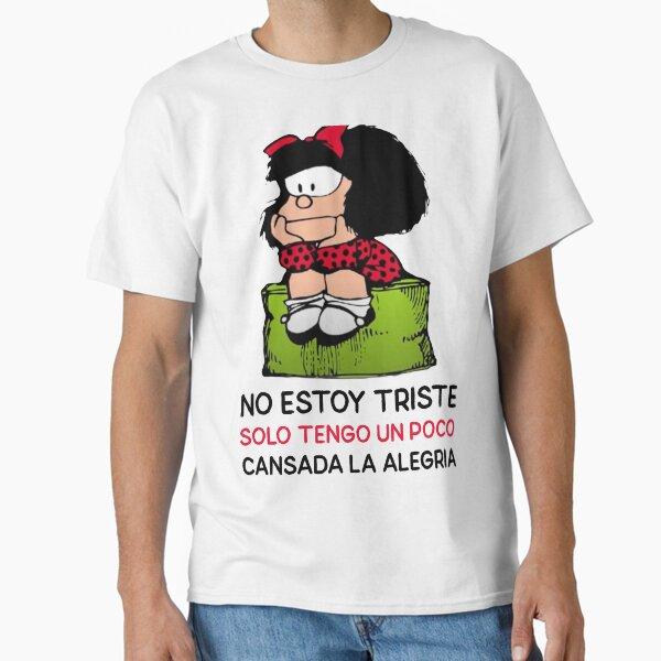 Unisex Cotton T Shirt Mafaldas Friends Full Group Characters Classic Latin Comic Fan Casual Streetwear Tops