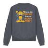 Garfield Unisex Adult Smiling Sweatshirt