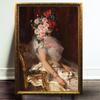 Altered Renaissance Art Vintage Prints Portrait Art Poster Quirky Wall Art Modern Decor Art Antique Famous Wall Art Decor