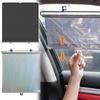 New Fashion Car Sunshade Automatic Roller Blinds Summer Sunscreen Heat Insulation Anti-ultraviolet Car Home Dual-use Curtains