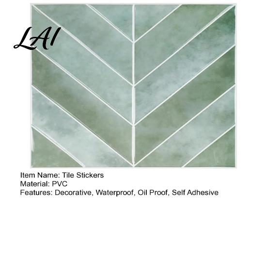 European Style Home Improvement Peel and PVC Self Tile Stick Backsplash Adhesive Wall Stickers Interior