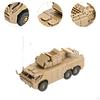 1/72 Armored Vehicle Building Kits 4D Assemble Transport Truck Toy for Collectibles