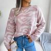 Women's Autumn and Winter Flower Long-sleeved Knit Base Sweater