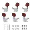 6pcs/lot 3L 3R Sealed Gear Big Oval Button Acoustic Guitar Tuner Pegs
