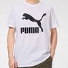 Puma Повседневная спортивная футболка для фитнеса и бега с коротким рукавом, мужские топы, белые 532279-02