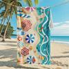 New, double-sided velvet beach towel quick-drying sports towel printed bath towel