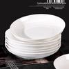 2025 Новый стиль Высокотемпературная Белая Фарфоровая Круглая Тарелка