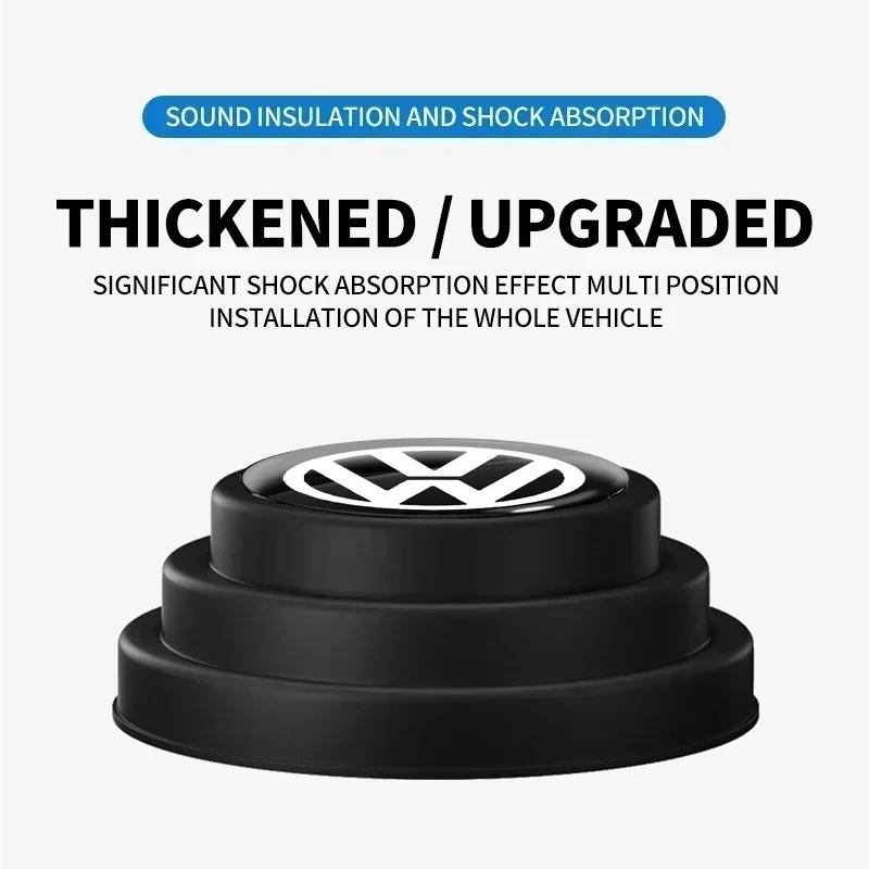For VW 1/2/4pcs Car Door Absorber Shockproof Anti Noise Pad Buffer Gasket For VW GTI Polo Golf Passat Tiguan Arteon Touareg Taigo Caddy