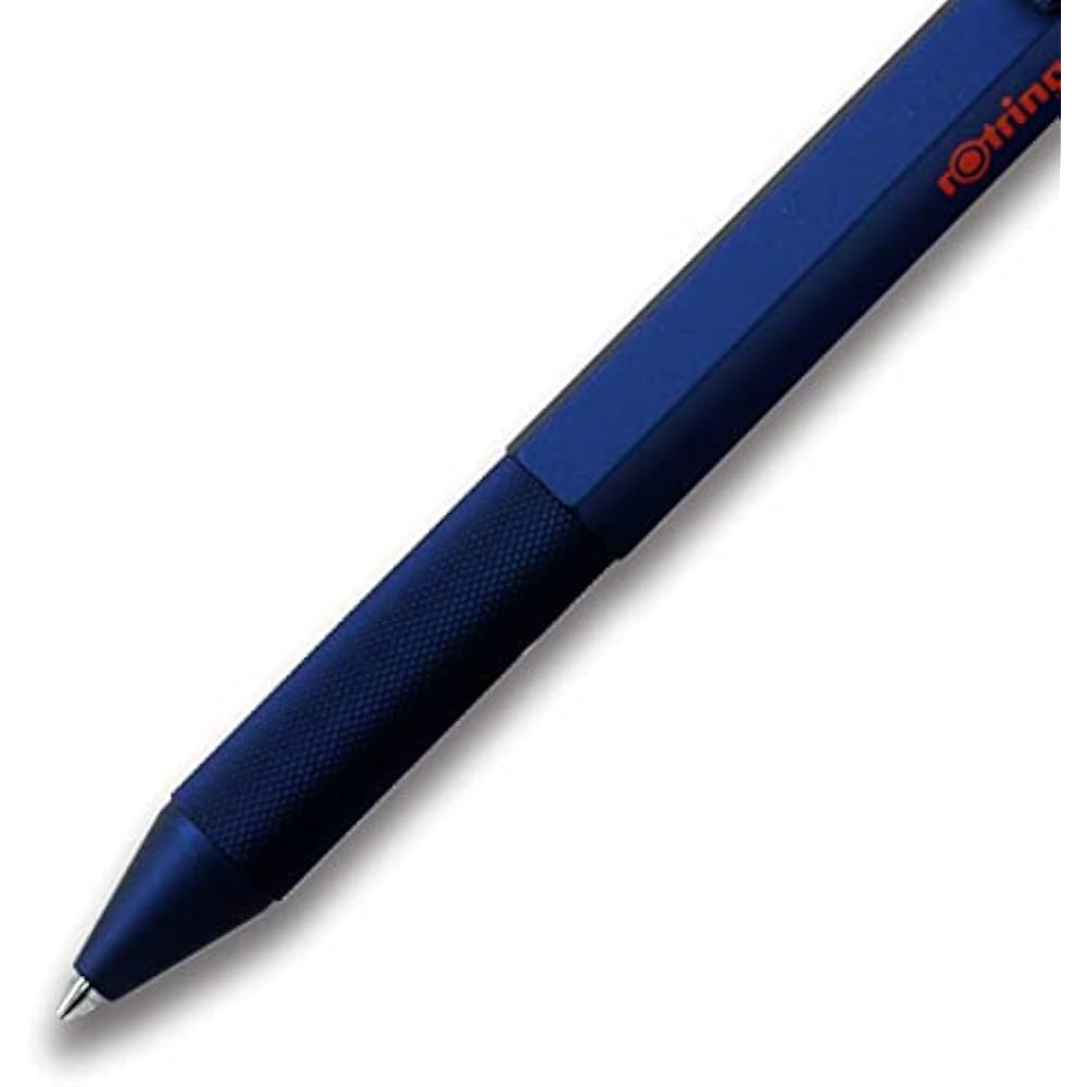 RotRing Rotling Multifunction Pen 600 Iron Blue 3 in 1 Ballpoint Pen 2 Colors (Red Black) & Mecha...