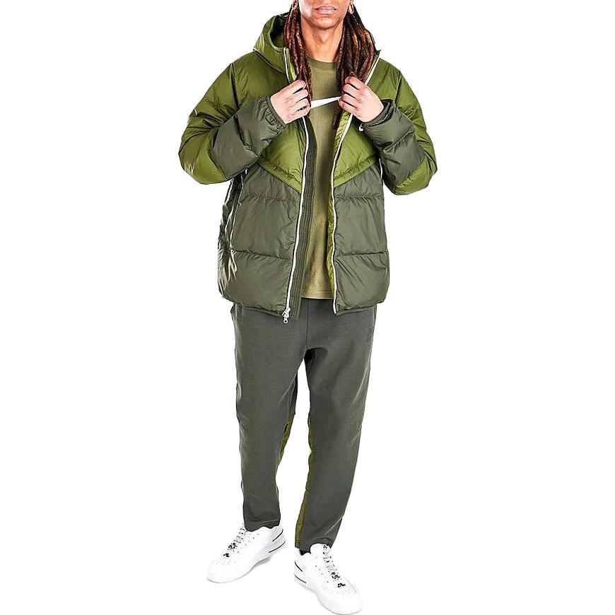Nike Куртки Мужские Зеленые С Капюшоном Утепленные Другие DD6795-326