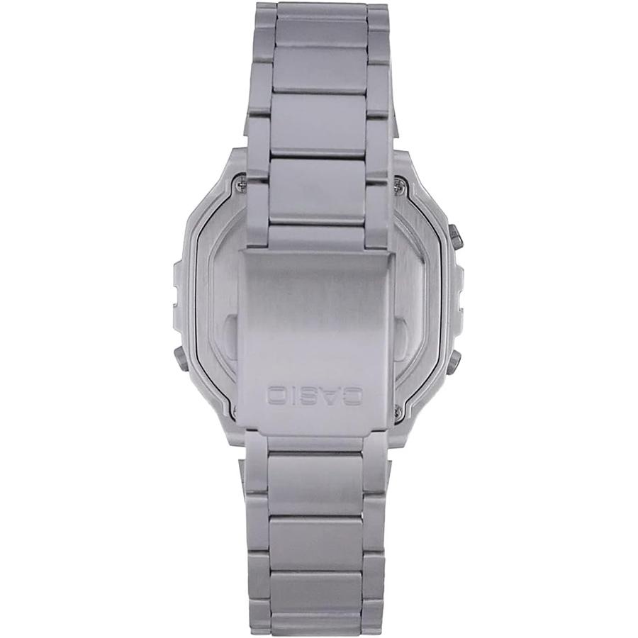Casio Ремешок из нержавеющей стали Мужские кварцевые часы W-218HD-1A