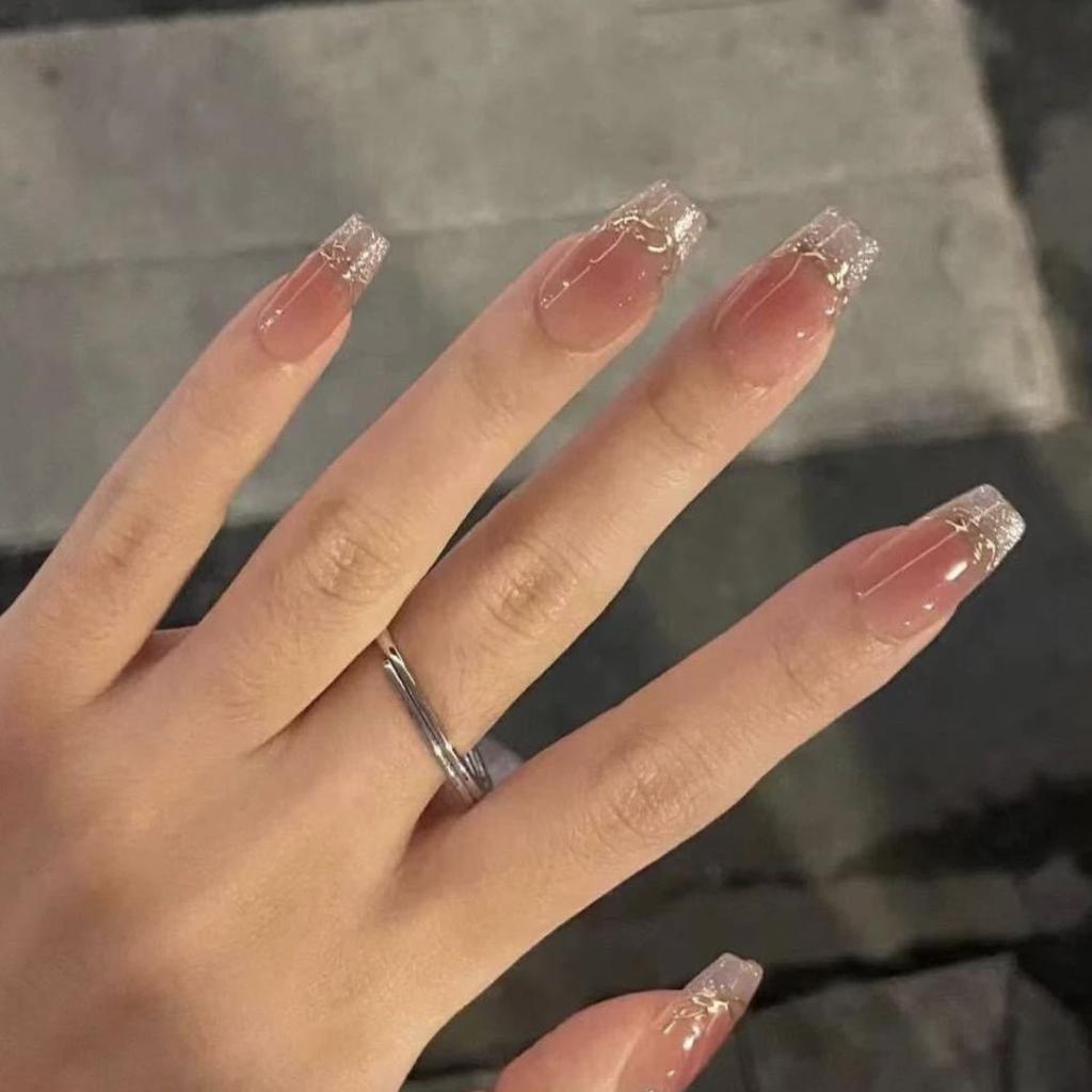 Чисто ручная работа Фототерапия Носитель Афродизиак Золотые Годы Носитель Готовый продукт Многоразовые патчи для нейл-арта