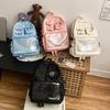 Original and Niche Girls' Backpack, High-end Transparent Bag, Cute Girl Student Schoolbag, Casual Backpack