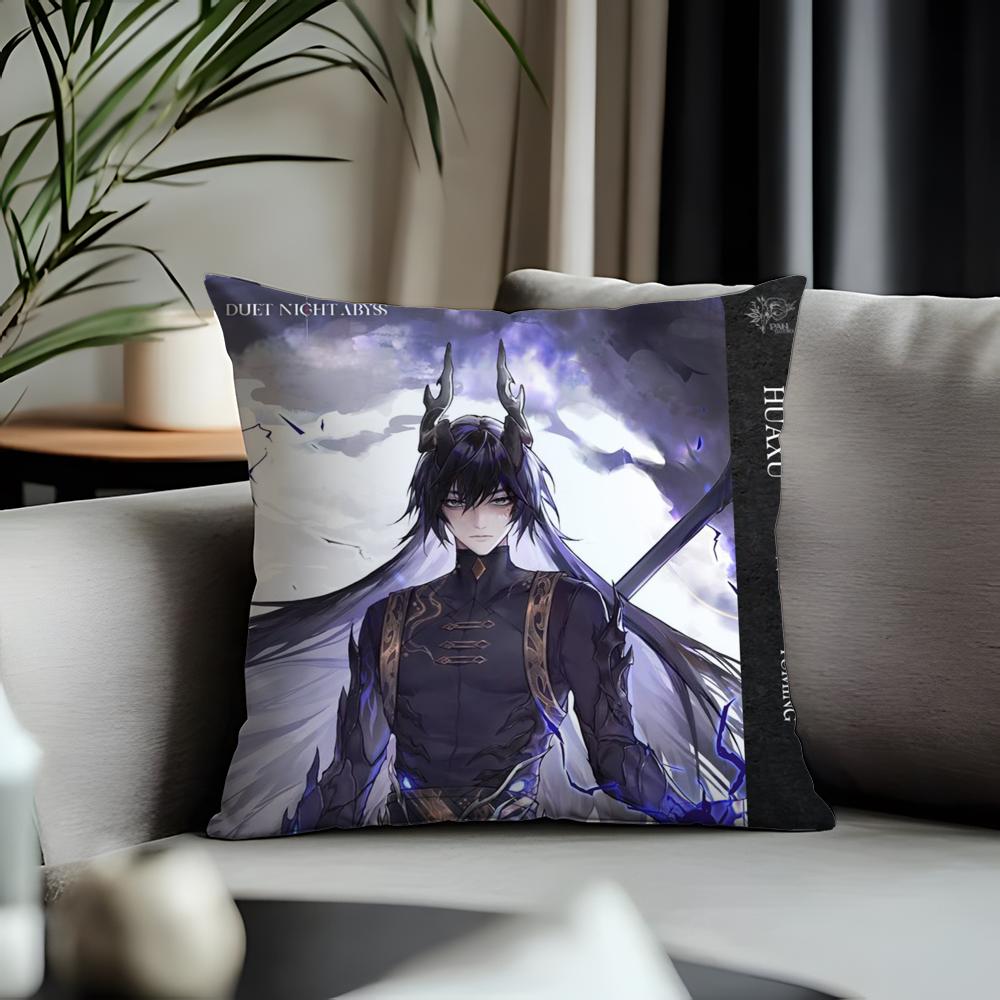 Viral Dduet Night Abyssied Cushion Cover Antidustmite Pillowcase Invisible Zipper Silky Short Plush Sofa Cushion Cover