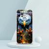 Мягкий прозрачный чехол-бампер из ТПУ для iPhone 16 15 14 13 12 11 Pro Max XR 8 7 Plus Ударопрочный корпус с рисунком птицы Орел Ястреб