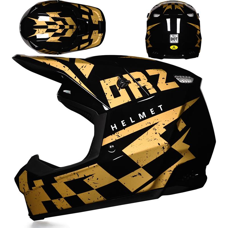 New Children Motorcycle Helmet Off-Road Helmet Downhill Am Dh Cross Capacetes Motocross Cascos Go-Kart Dot Certification Rally