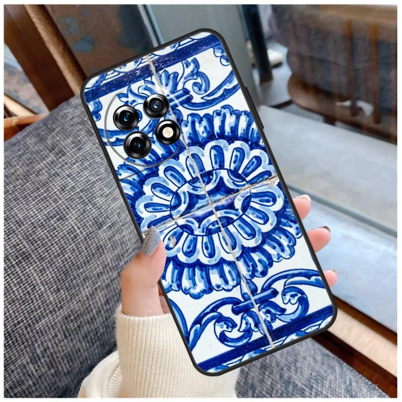 Moroccan Tile Case For OnePlus 13T 8T 10T 9 10 Pro 15 13 12 11 13R 12R Nord CE 5 2 3 4 Lite N20 N30 Coque